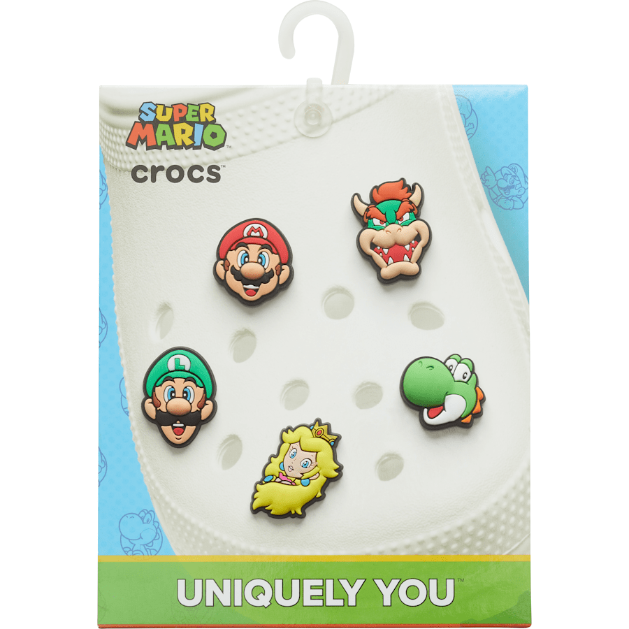 Super Mario™ 5-Pack Jibbitz Shoe Charm | Crocs Value