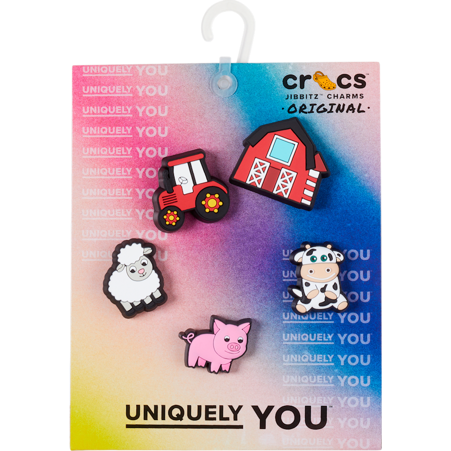 Cutesey Farm Animal 5 Pack Jibbitz Shoe Charm | Crocs Latest