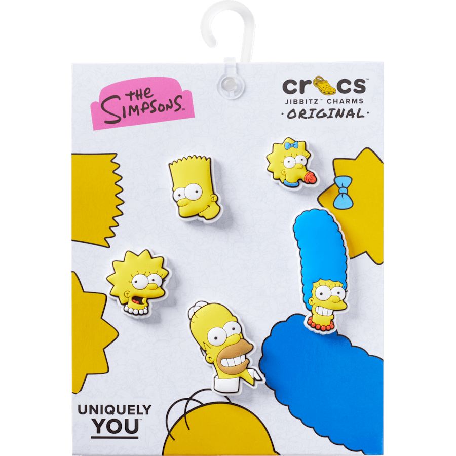 The Simpsons 5 Pack Jibbitz™ charms | Crocs Great Value