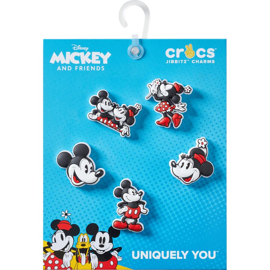 Mickey and Minnie PVC 5 Pack Jibbitz™ charms | Crocs Discount