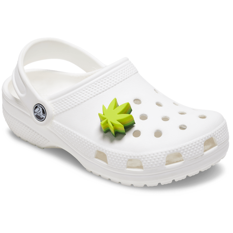Stacked Hemp Leaf Jibbitz™ charms | Crocs Classic