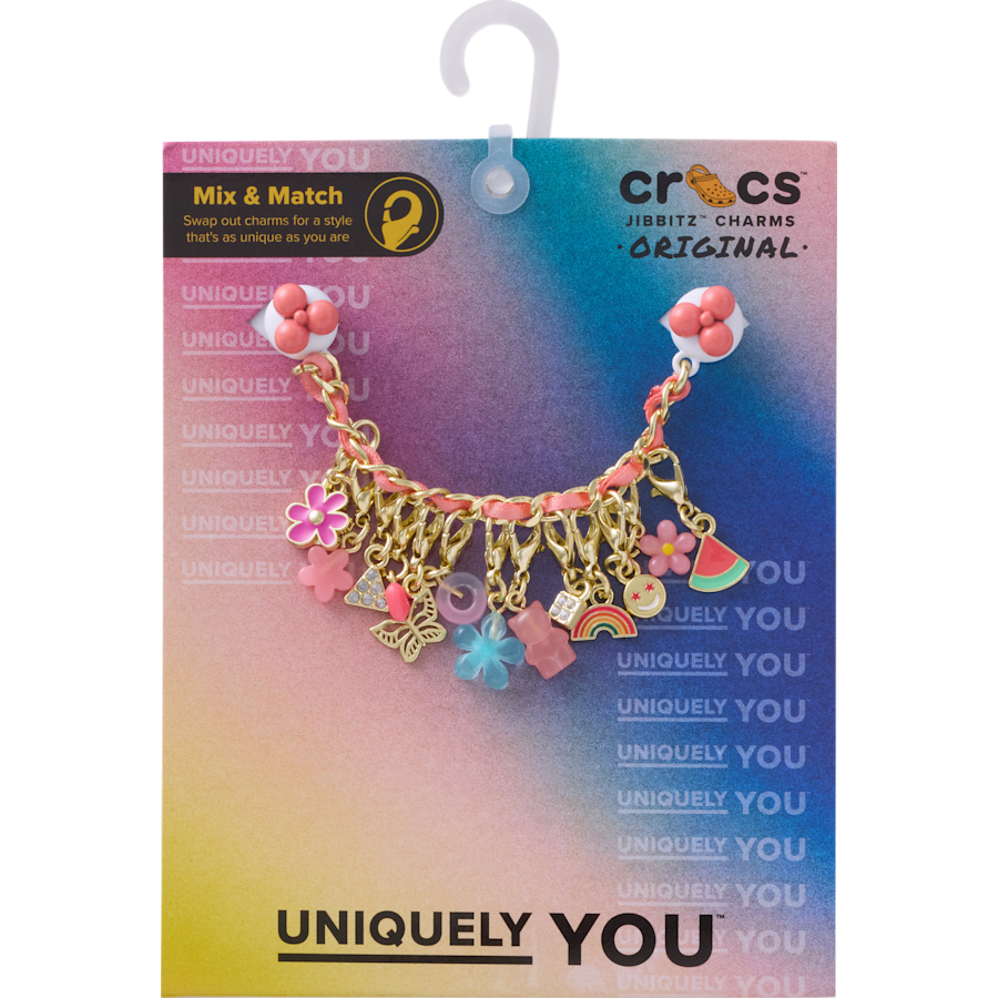 Pink Adjustable Charm Chain Jibbitz™ charms | Crocs Quality