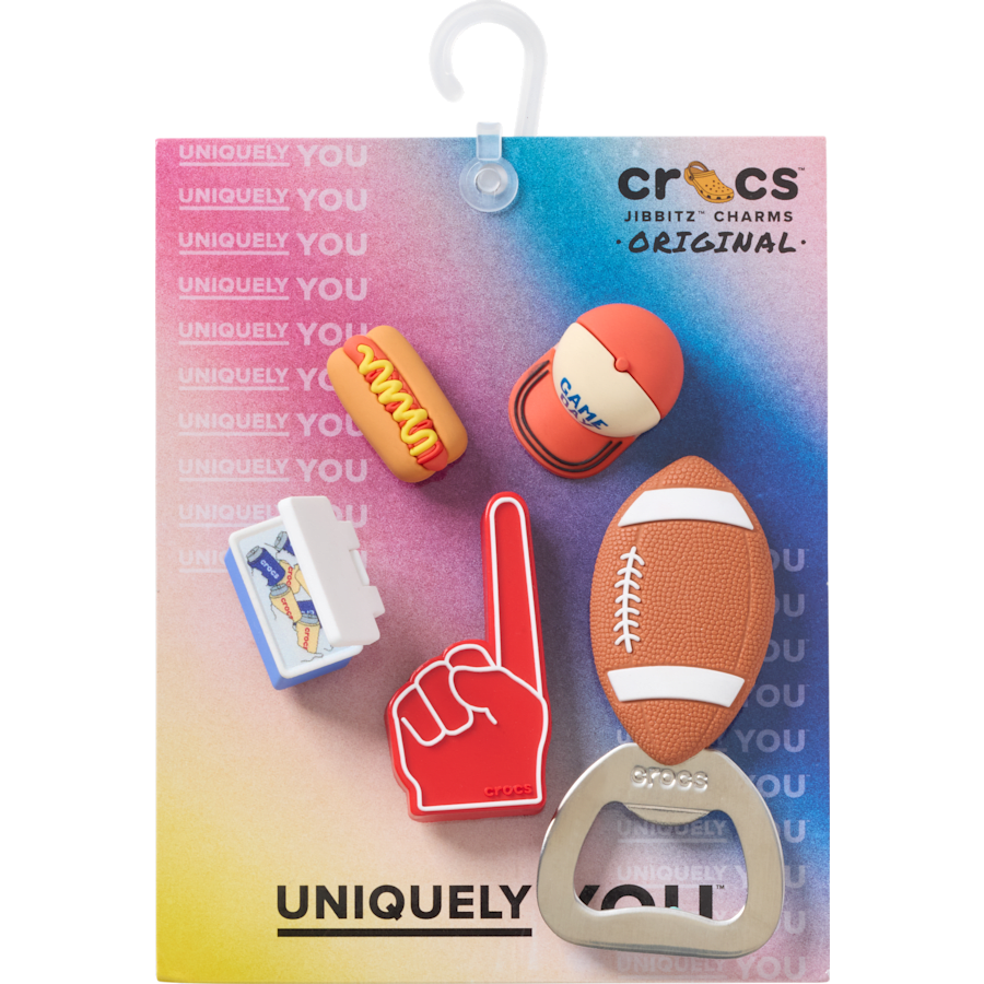 Tailgate 5 Pack Jibbitz™ charms | Crocs Top Pick
