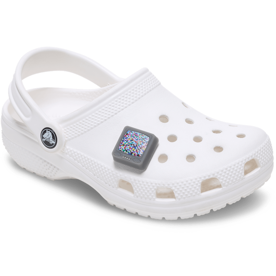 Lights Up Pixelated TV Jibbitz™ charms | Crocs Recommended