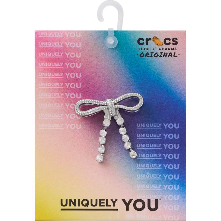 Silver Gem Bow Jibbitz™ charms | Crocs Best Price