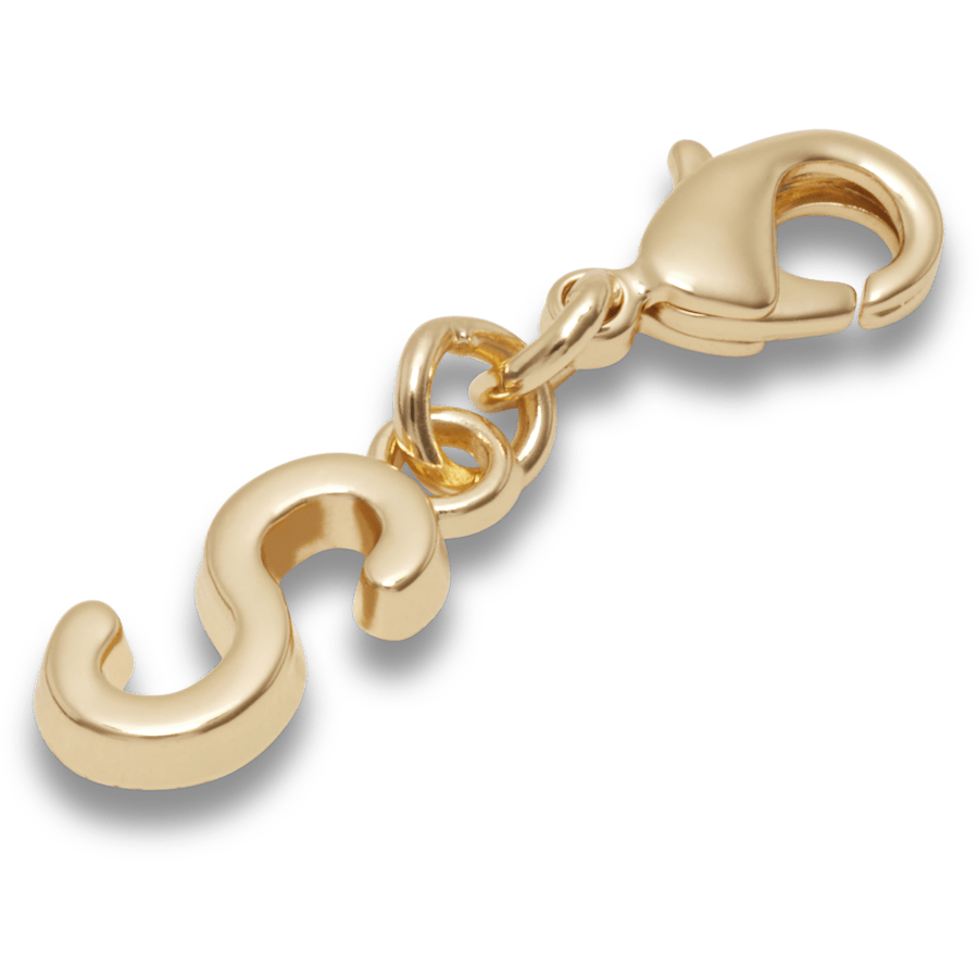 Gold Letter S Charm Jibbitz™ charms | Crocs Essential
