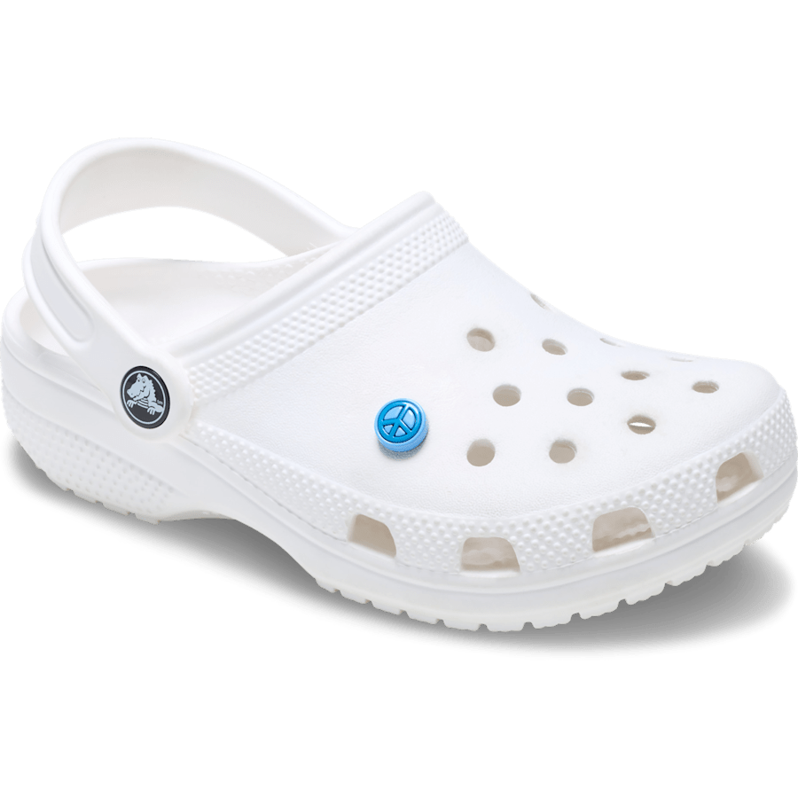 Blue Peace Sign Icon Jibbitz™ charms | Crocs Smart Buy