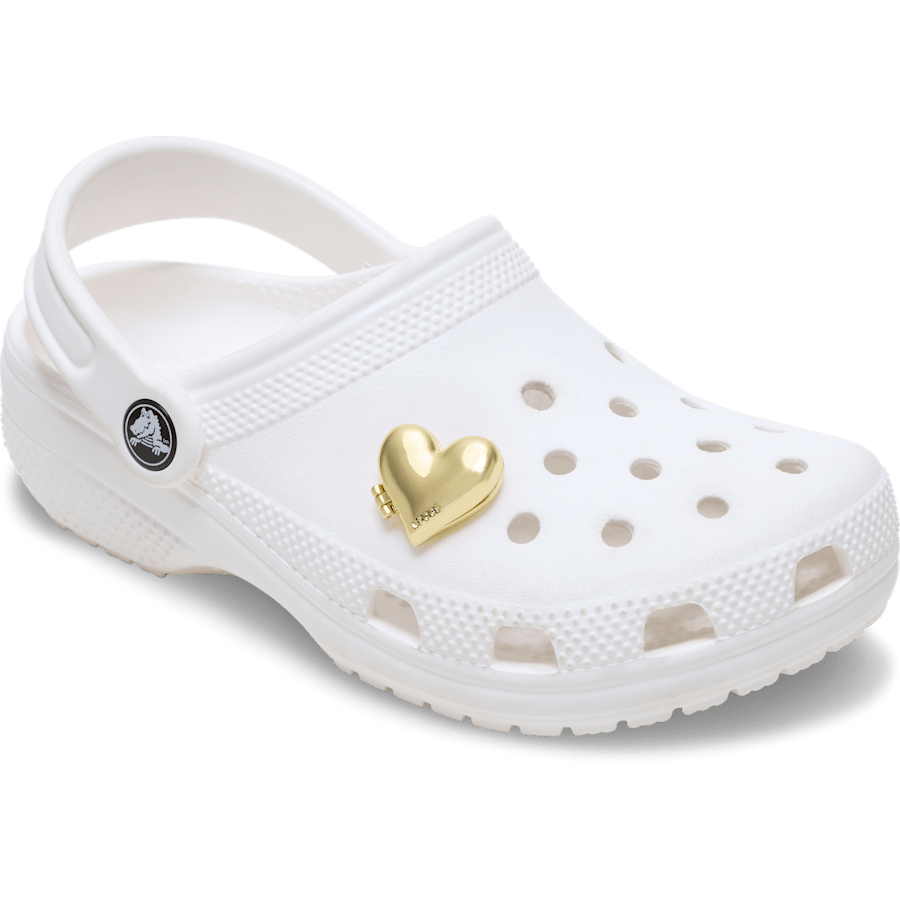 Gold Bubble Locket Heart Jibbitz™ charms | Crocs Smart Buy