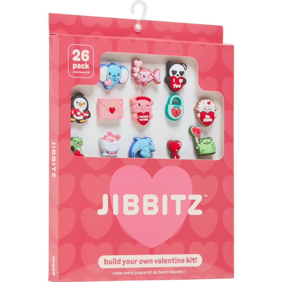 Valentines Day Card 26 Pack Jibbitz™ charms | Crocs Top Pick