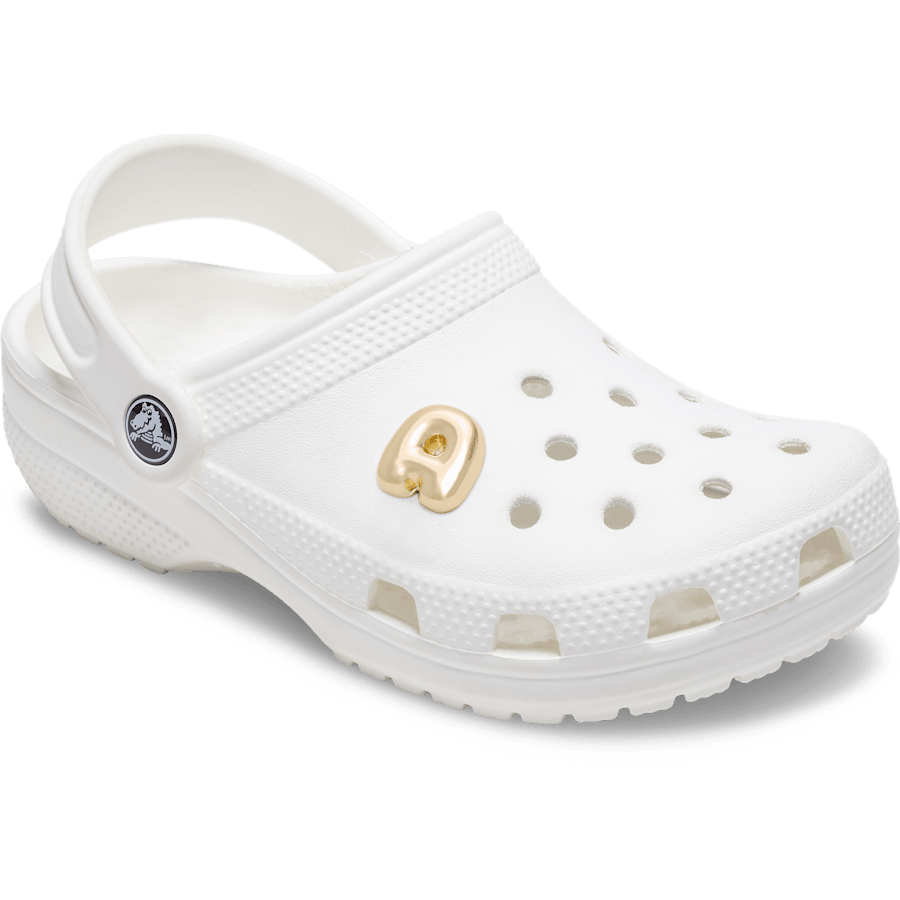 Gold Bubble Letter A Jibbitz™ charms | Crocs Discount