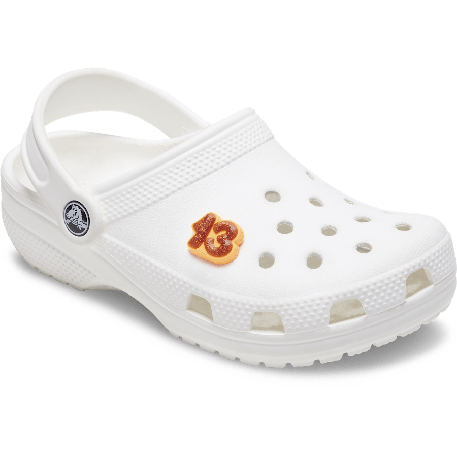 Orange Sparkly Number 13 Jibbitz™ charms | Crocs Best Seller