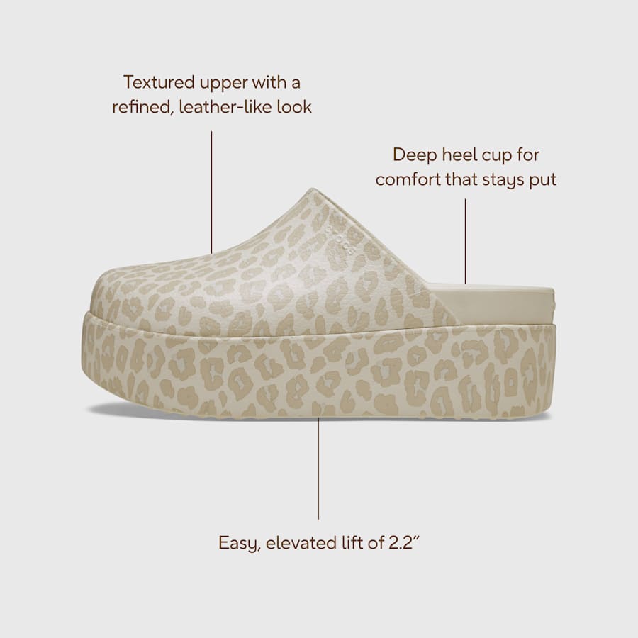 Dylan Platform Animal Clog | Crocs Essential
