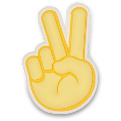 Peace Hand Sign Jibbitz Shoe Charm | Crocs Deals