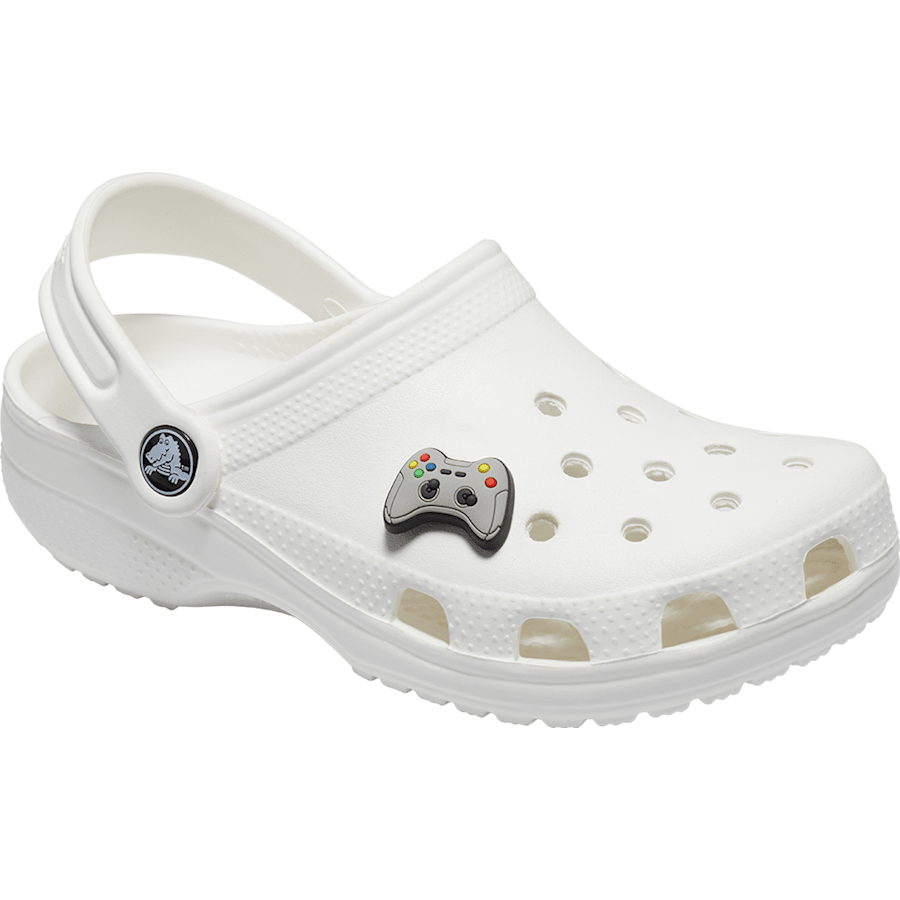 Grey Game Controller Jibbitz Shoe Charm | Crocs Premium
