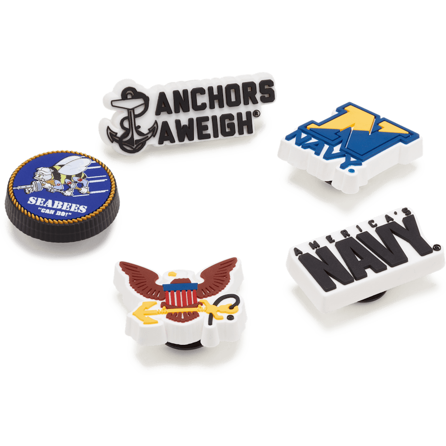 Armed Forces US Navy 5Pck Jibbitz Shoe Charm | Crocs Sale