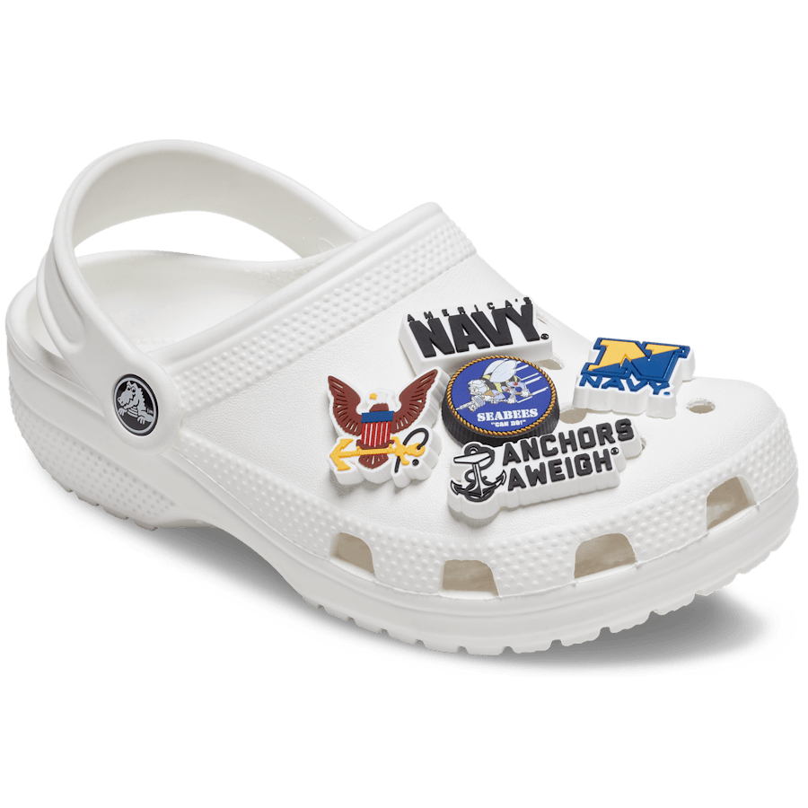 Armed Forces US Navy 5Pck Jibbitz Shoe Charm | Crocs Sale