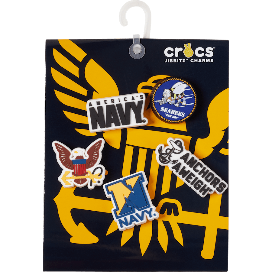 Armed Forces US Navy 5Pck Jibbitz Shoe Charm | Crocs Sale