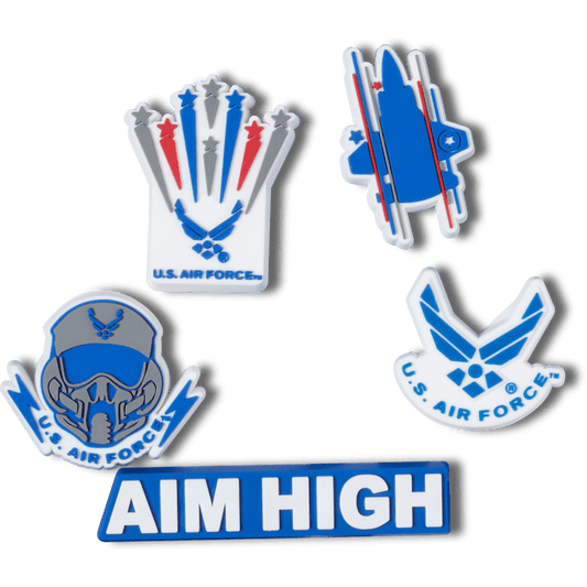 Armed Forces US Air Force 5Pck Jibbitz Shoe Charm | Crocs Value