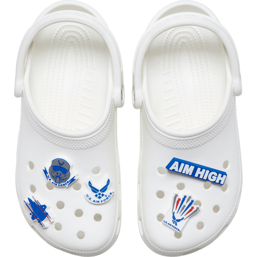 Armed Forces US Air Force 5Pck Jibbitz Shoe Charm | Crocs Value