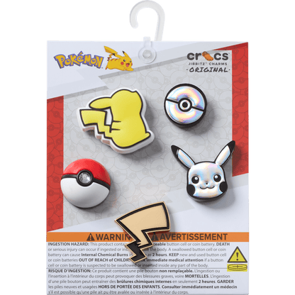Elevated Pokemon 5 Pack Jibbitz Shoe Charm | Crocs Essential