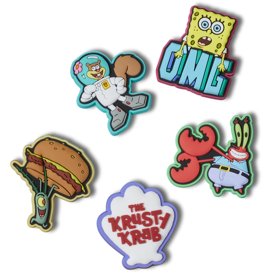SpongeBob 5 Pack Jibbitz™ charms | Crocs New