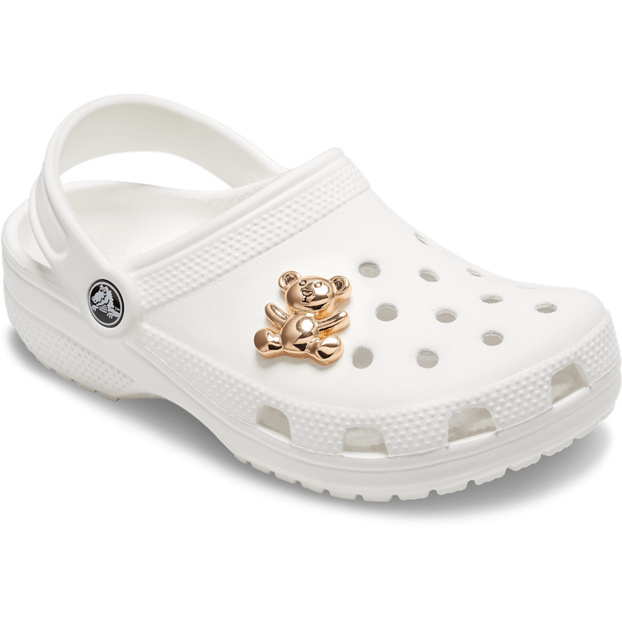 Gold Teddy Bear Jibbitz Shoe Charm | Crocs Sale