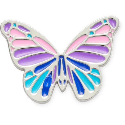 Multi Purple Butterfly Jibbitz Shoe Charm | Crocs Best Price