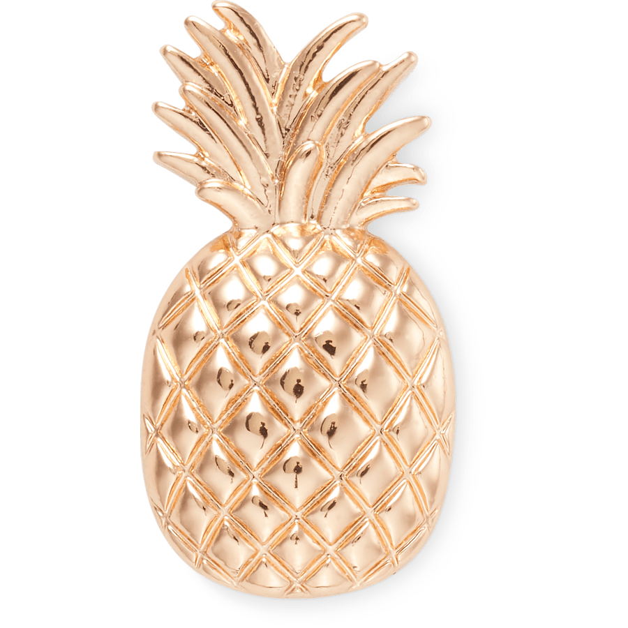 Gold Pineapple Jibbitz Shoe Charm | Crocs Popular