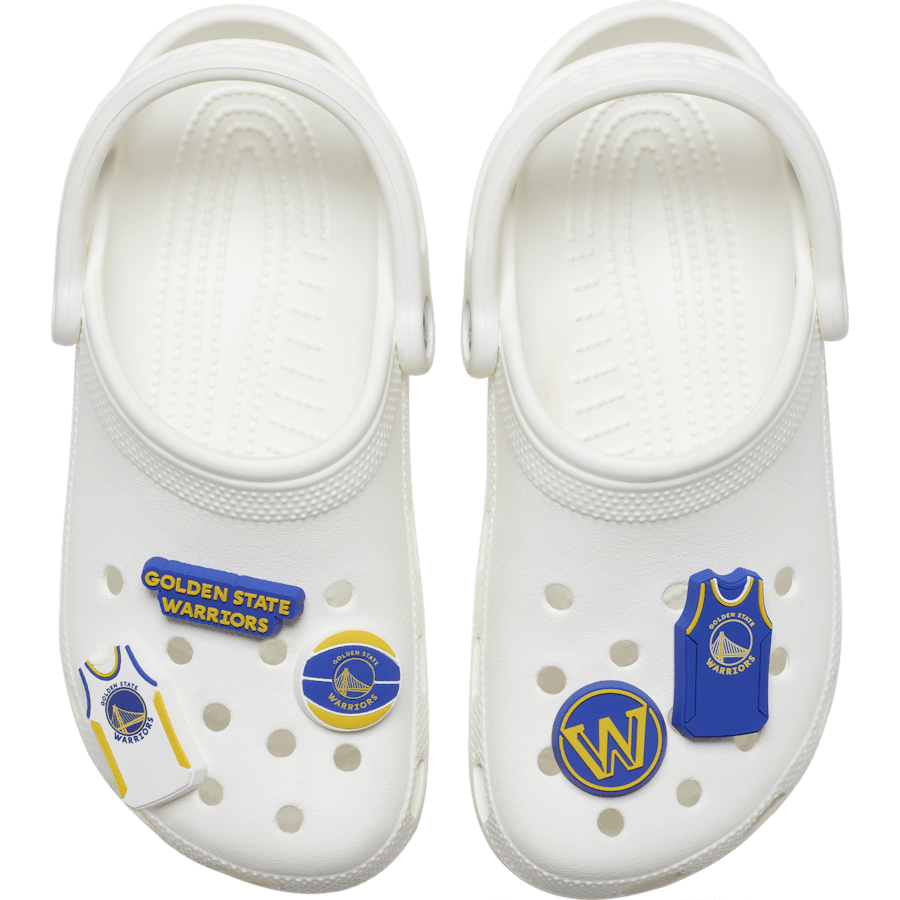 NBA Golden State Warriors 5 Pack Jibbitz™ charms | Crocs Value