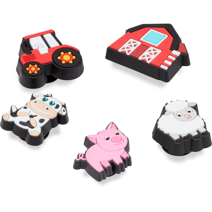 Cutesey Farm Animal 5 Pack Jibbitz Shoe Charm | Crocs Latest