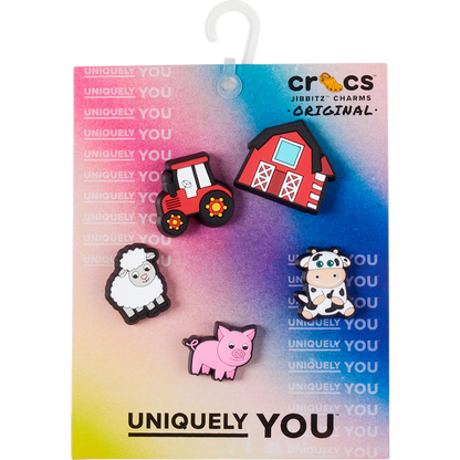 Cutesey Farm Animal 5 Pack Jibbitz Shoe Charm | Crocs Latest