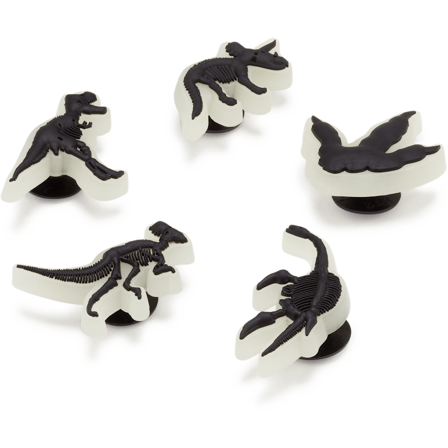 Glow In The Dark Dino 5 Pack Jibbitz Shoe Charm | Crocs Deals