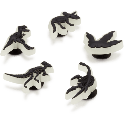 Glow In The Dark Dino 5 Pack Jibbitz Shoe Charm | Crocs Deals