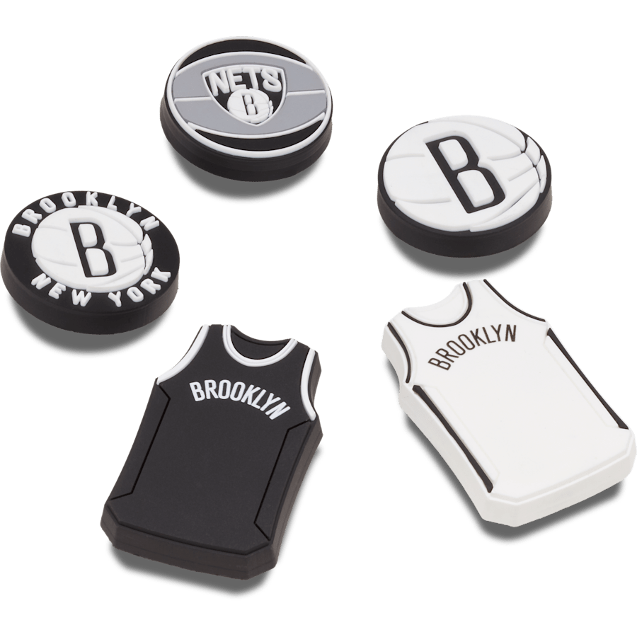 NBA Brooklyn Nets 5 Pack Jibbitz™ charms | Crocs Popular