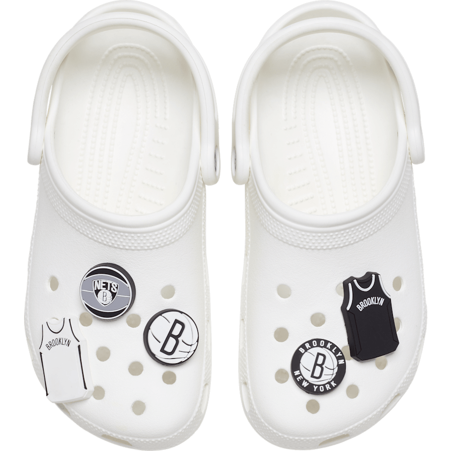 NBA Brooklyn Nets 5 Pack Jibbitz™ charms | Crocs Popular