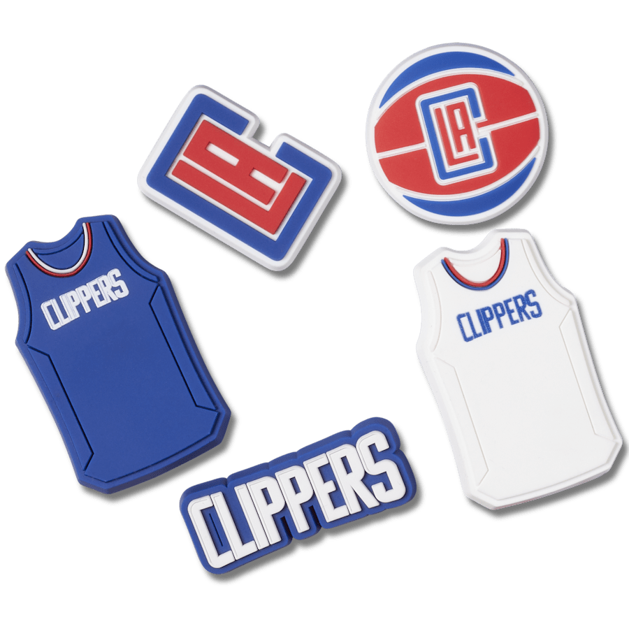 NBA Los Angeles Clippers 5 Pack Jibbitz™ charms | Crocs Top Pick