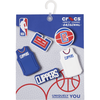 NBA Los Angeles Clippers 5 Pack Jibbitz™ charms | Crocs Top Pick
