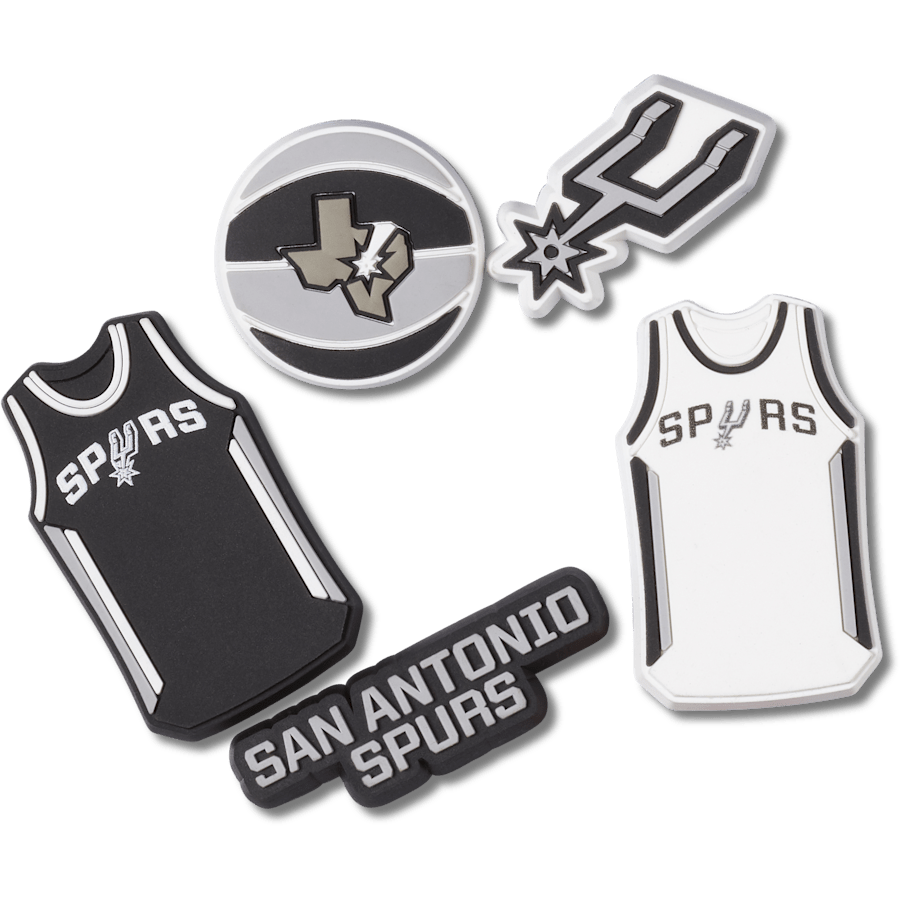 NBA San Antonio Spurs 5 Pack Jibbitz™ charms | Crocs Special Offer