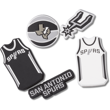 NBA San Antonio Spurs 5 Pack Jibbitz™ charms | Crocs Special Offer