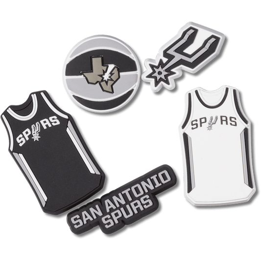 NBA San Antonio Spurs 5 Pack Jibbitz™ charms | Crocs Special Offer