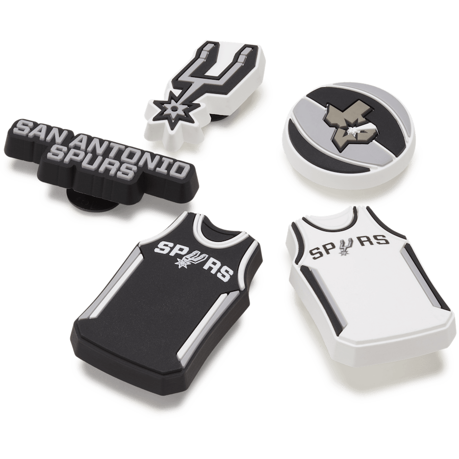 NBA San Antonio Spurs 5 Pack Jibbitz™ charms | Crocs Special Offer