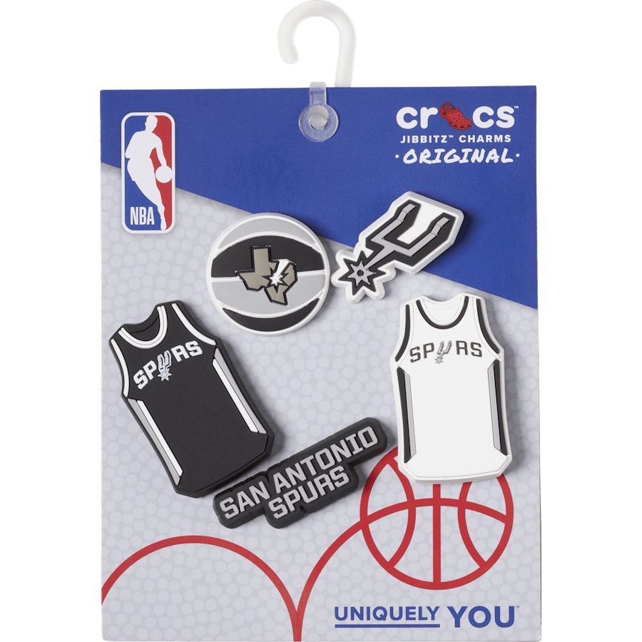 NBA San Antonio Spurs 5 Pack Jibbitz™ charms | Crocs Special Offer