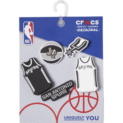 NBA San Antonio Spurs 5 Pack Jibbitz™ charms | Crocs Special Offer