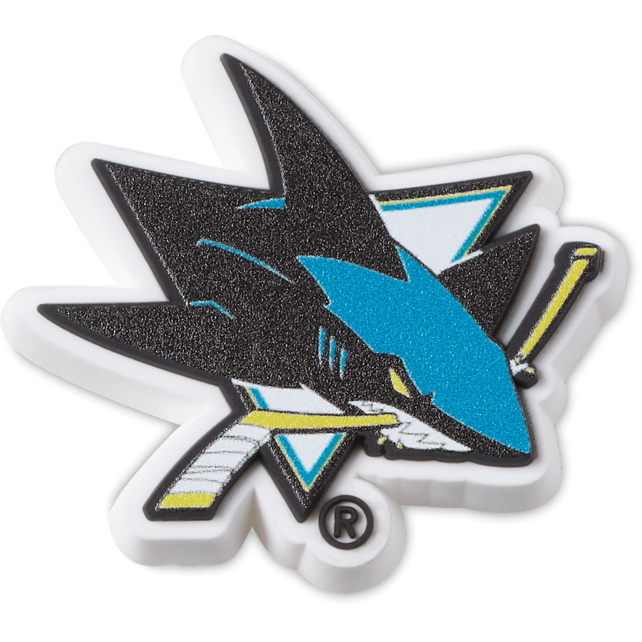 NHL® San Jose Sharks® Jibbitz™ charms | Crocs Classic