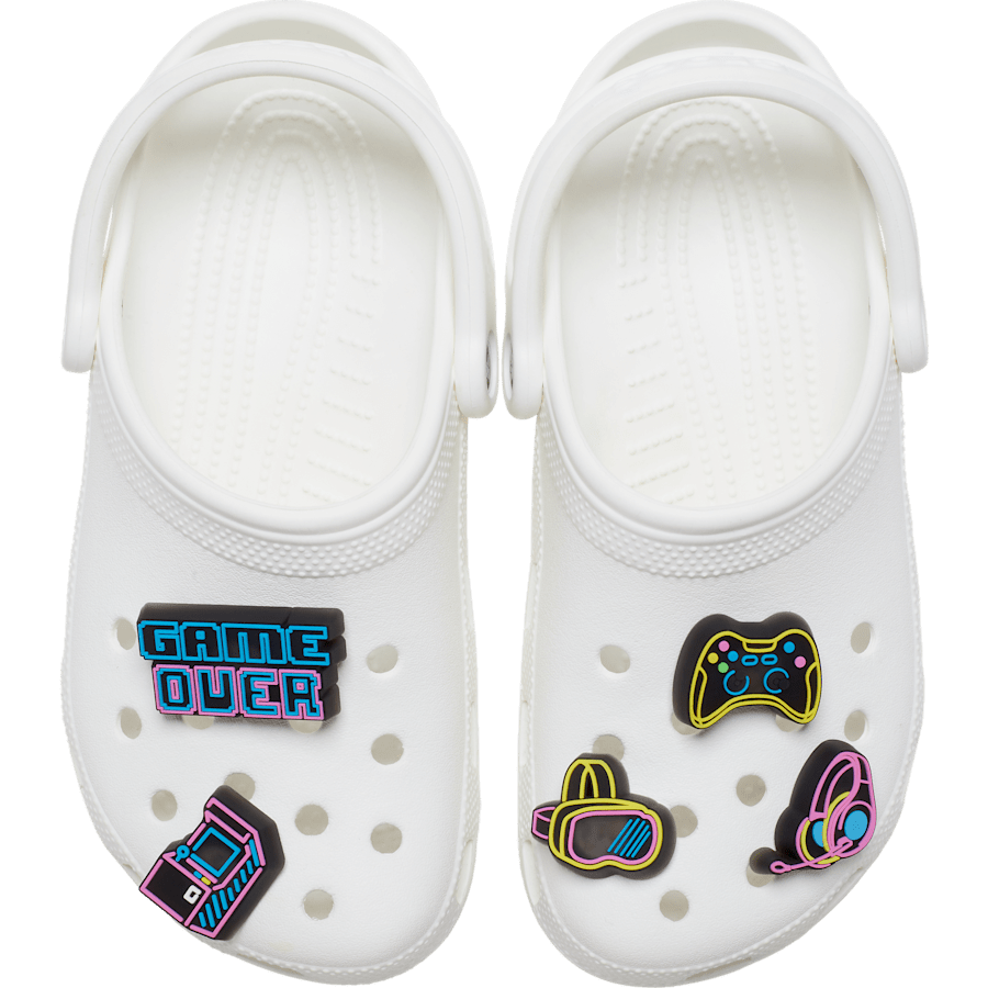 Lights Up Neon Gamer 5 Pack Jibbitz™ charms | Crocs Signature