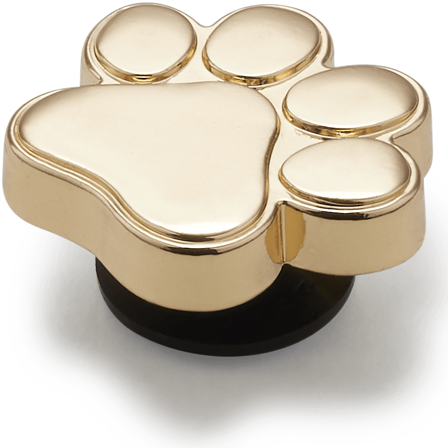 Gold Dog Paw Jibbitz™ charms | Crocs Trusted