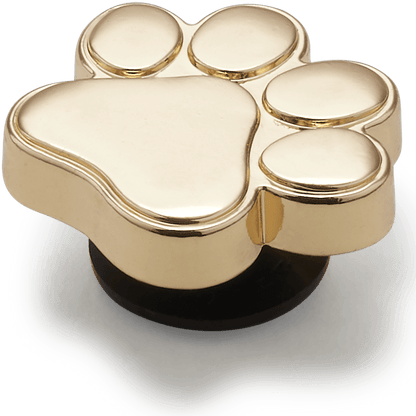 Gold Dog Paw Jibbitz™ charms | Crocs Trusted
