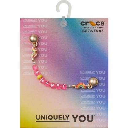 Be Happy Chain Jibbitz™ charms | Crocs New