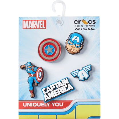 Captain America 5 Pack Jibbitz™ charms | Crocs Special Offer