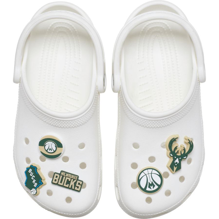 NBA Milwaukee Bucks 5 Pack Jibbitz™ charms | Crocs Hot Sale